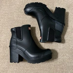 ❄️ Hunter Original Block Heel Chelsea Boots ✨
